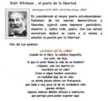Walt Whitman. El poeta de la libertad; 5 poemas y frases célebres. –  JesToryAs Blog